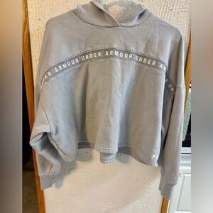 Under Armour Gray Crew Neck Performance Sweater